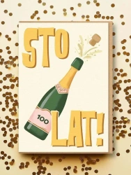 Karnet okolicznościowy Sto lat