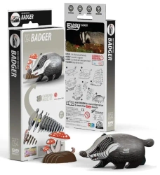 Borsuk Eugy. Eko Układanka 3D - Eugy