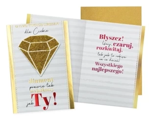 Karnet B6 Urodziny diament - Kukartka