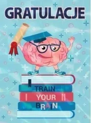 Karnet B6 Gratulacje Mózg - Henry