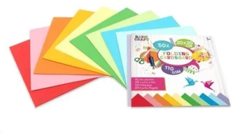 Blok kolorowych kartek 20x20cm/50K - Grafix