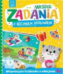 Wesołe zadania z kociakiem bystrzakiem - Katarzyna Łanocha