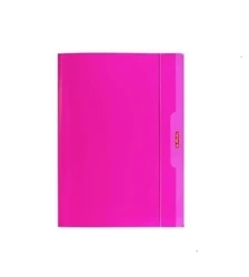 Teczka A4 z gumką Color Blocking różowy - HERLITZ