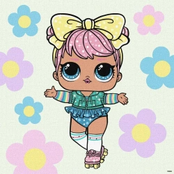 Malowanie po numerach - L.O.L. Surprise! 40x40cm - Ideyka