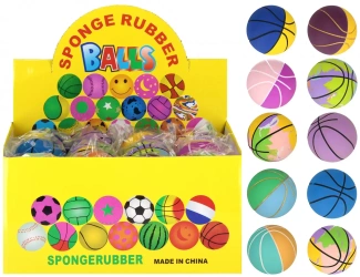 Piłka Odbijajaca 6cm Mix Mc Disp 24/288