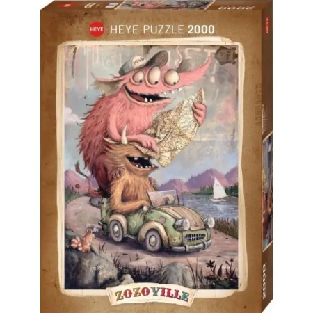Puzzle 2000 elementów Czas na wycieczkę - Heye