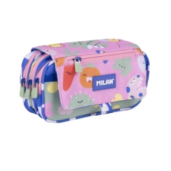 Piórnik 3 komorowy z klapką Green&Grow - MILAN