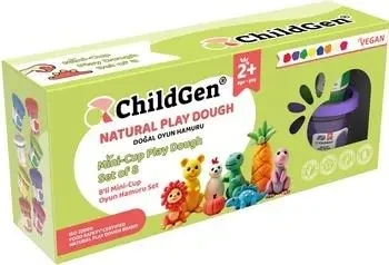 Ciastolina naturalna eco kubki 8szt - ChildGen