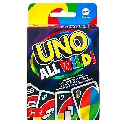 Mattel. HHL33 UNO All - Wild Dzikie karty