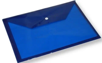 Koperta na dokumenty A4 z klipem niebieska - Penword