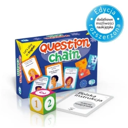 Gra językowa Angielski Question Chain. Opr karton - Brak Danych