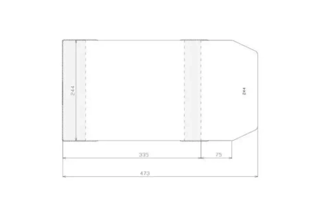 Okładka regulowana 244x410mm (50szt) - Sztapel