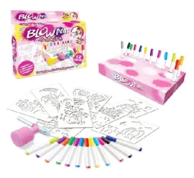 Zestaw kreatywny dmuchane flamastry Blow Pens - SWEDE