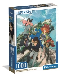 Puzzle 1000 Compact Lupin III - Clementoni
