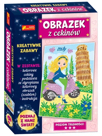 Cekinowy obrazek Podróże małe i duże Włochy - Ranok-Creative