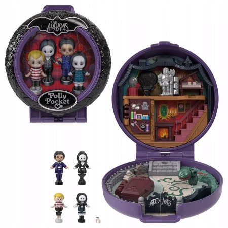 Polly Pocket Rodzina Addamsów Kolekcjonerski zestaw Zabawka HXW25