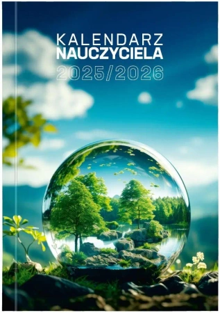 Kalendarz naucz. 2025/26 A5 tyg. PCV Eko - praca zbiorowa