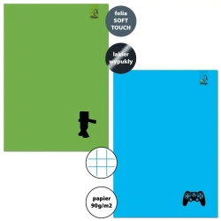 Zeszyt A5/32K kratka 90g Gamer (10szt) - Bee-bee