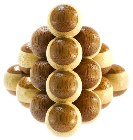 Łamigłówka 3D Bamboo Cannon Balls poziom 1/4 - EUREKA 3D