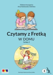 Czytamy z Fretką cz.3 W domu. Sylaby 2 - Elżbieta Konopacka, Anna Rutkowska-Zielińska, Kat