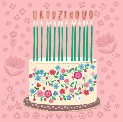 Karnet KW Tort pastel - Henry