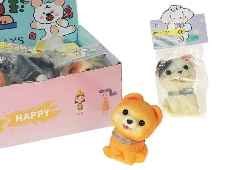 Gniotek pies 9cm MIX - ADAR