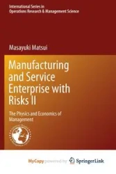 Manufacturing and Service Enterprise with Risks II - Matsui Masayuki