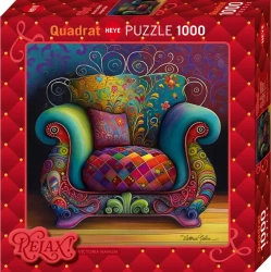 Puzzle 1000 elementów. Relax! Fotel wypoczynkowy. Victoria Nahum