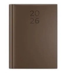 Kalendarz 2026 A5 dzienny print brązowy - Edycja Świętego Pawła