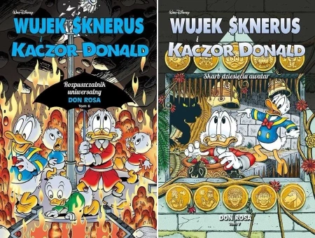 Wujek Sknerus i Kaczor Donald t. 6+7 PAKIET