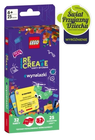 Lego Recreate. Karty Wyzwań. Wynalazki - praca zbiorowa