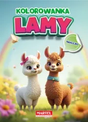 Kolorowanka Lamy z naklejkami - Maciej Ratajczyk