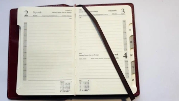 Wkład wymienny kalendarz 2026 A6 tygodniowy - Drops Office Collection