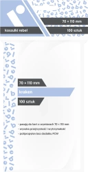 Koszulki na karty Rebel (70x110 mm) Kraken 100 sztuk