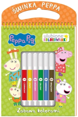 Peppa Pig. Ulubione kolorowanki 3. Zabawa kolorami - praca zbiorowa