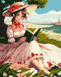 Malowanie po numerach - Czytanie 40x50cm - Ideyka