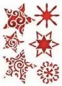 Szablon A6 gwiazdy - Dekor-Art-Serwis