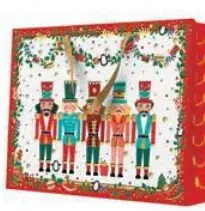 Torebka prezentowa Dziadek do orzechów, duża pozioma