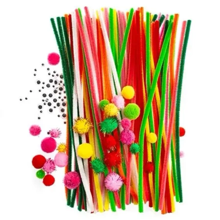 Zestaw kreatywny tęczowy 128szt - Dalprint dpCraft