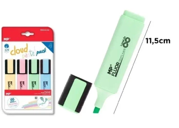 Zakreślacz pastelowy 4szt - MP Main Paper