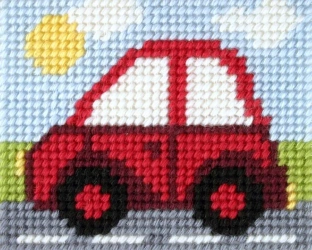 Haft. Moje pierwsze wyszywanie - Samochód - Anex-bis