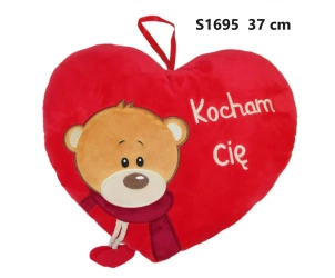 Pluszak Walent Serce 37cm Mis Kocham Cie Sa