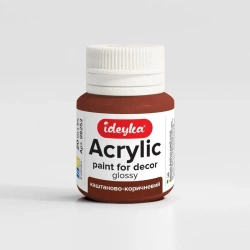 Farba akrylowa Kasztanowy brąz 20ml - Ideyka
