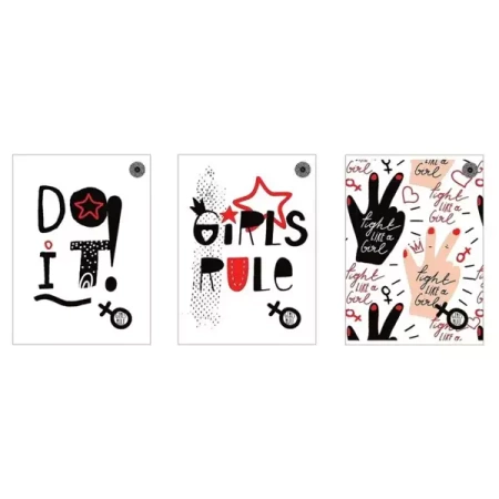 Zeszyt A4/80K linia Girls Rule (5szt) - Ziemia Obiecana