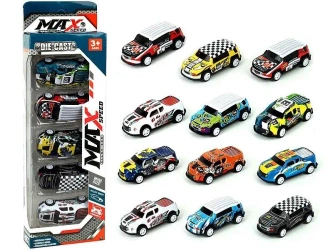 Auta metalowe 5szt - ADAR