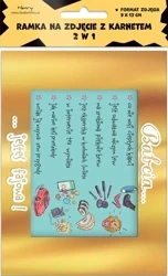 Karnet ramka Babcia Fajna - Henry