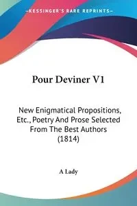 Pour Deviner V1 - Lady A