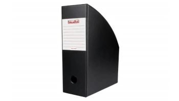 Pojemnik na dokumenty czarny 10cm - Biurfol
