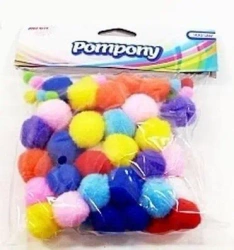 Pompony 78szt - Brewis