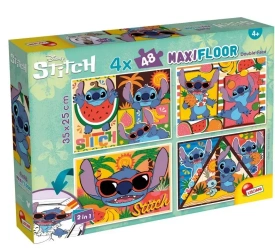 Puzzle Maxifloor 4x48 Stitch - Lisciani